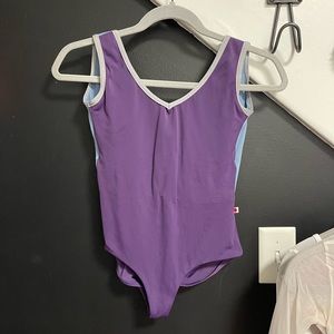 Yumiko “Gina” purple/blue leotard